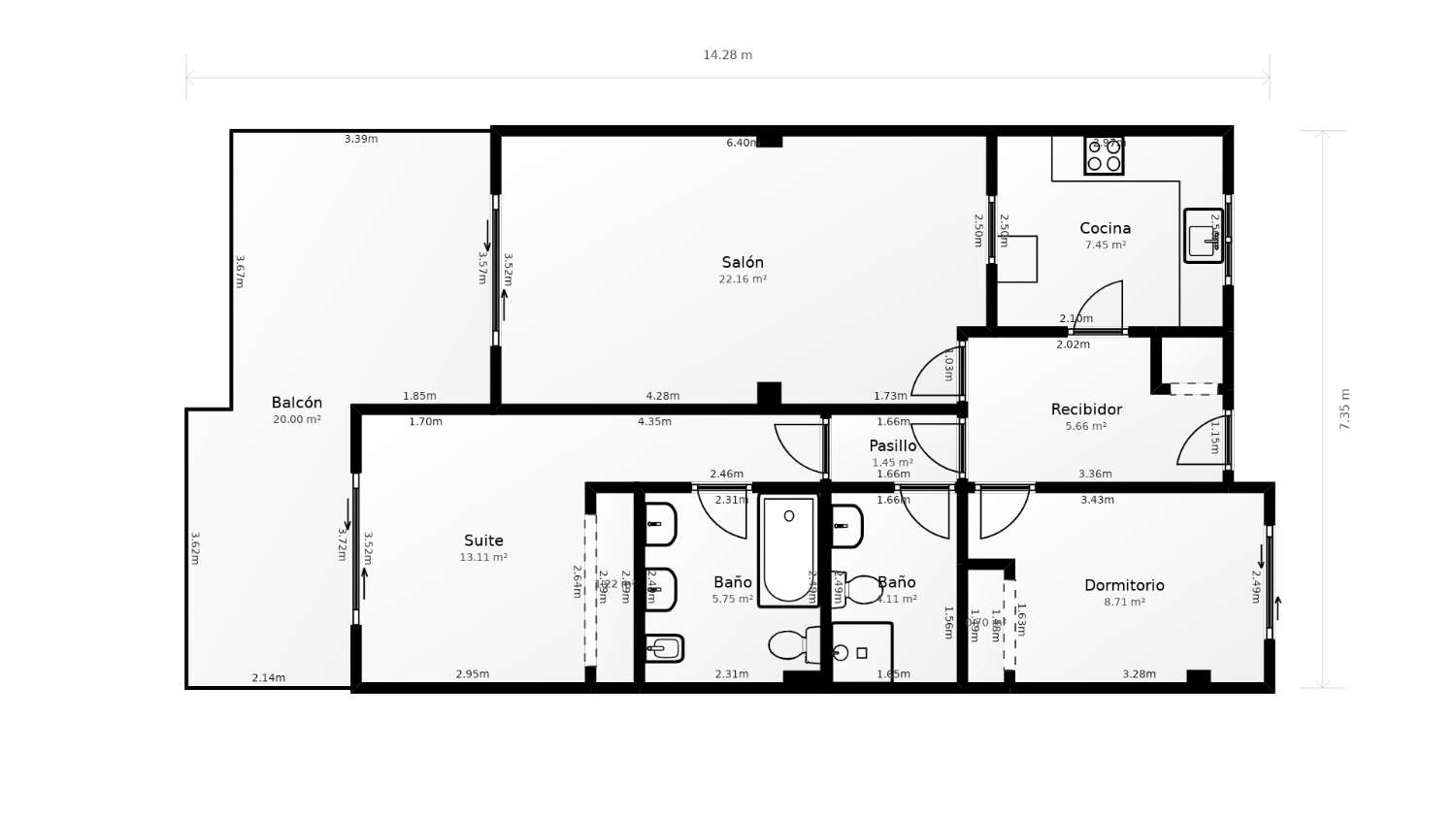 Apartamento en venta en La Herradura (Almuñécar)